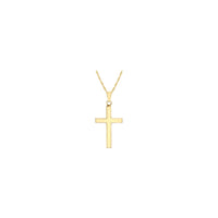 9k Solid Gold Cross Necklace
