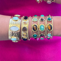 Amara Multi Layered Stone Cuff