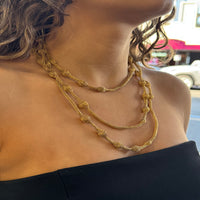 Milena Zu Gold Long Beaded Necklace