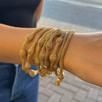 Milena Zu Gold Long Beaded Necklace