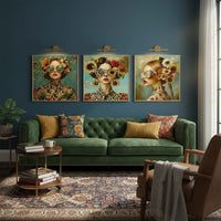 Brushed Belle Framed Print