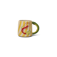 Asparagus and Prawn Stoneware Mug