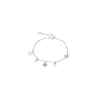 Pearl and Sea Charm Bracelet