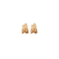 Layered Half Hoop Earrings