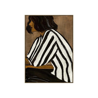 Lineal Grace Framed Print