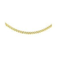 Solid Gold Curb Chain - 40 cm