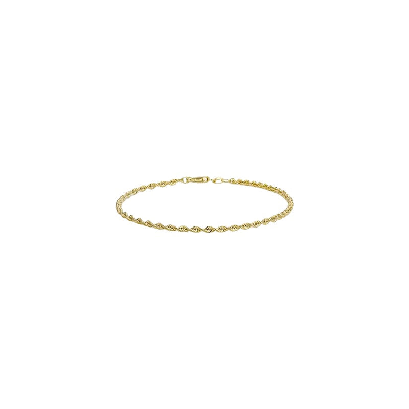9k Yellow Gold Twist Bracelet