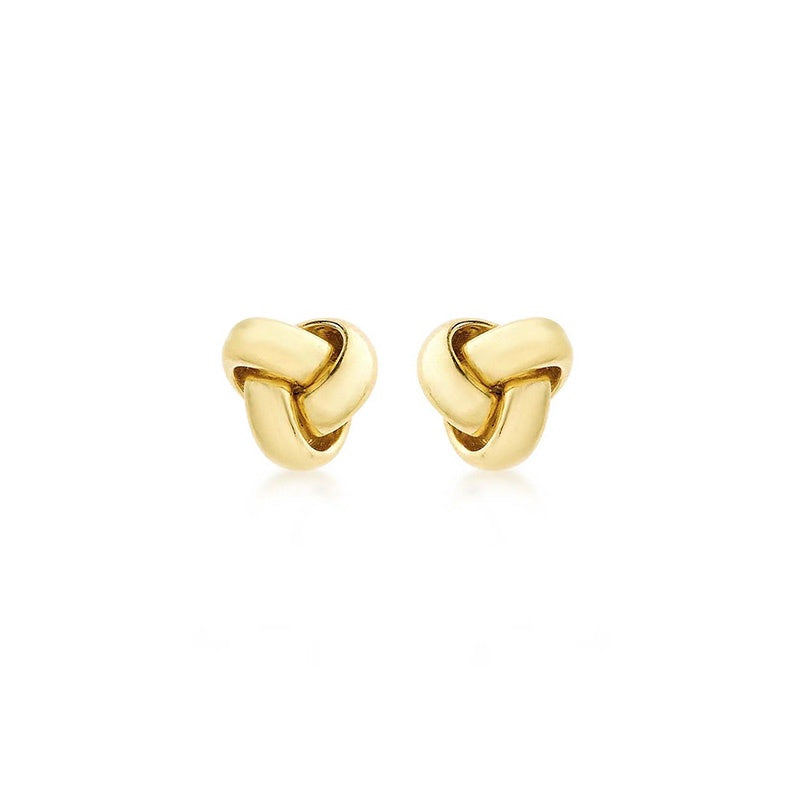 9k Yellow Gold Knot Earrings