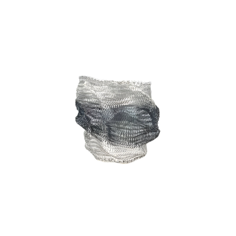 Milena Zu Silver 2 Tone Scrunch Cuff