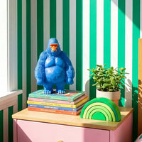 Blue Gorilla Statue
