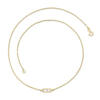 9k Yellow Gold Mother of Pearl Necklace