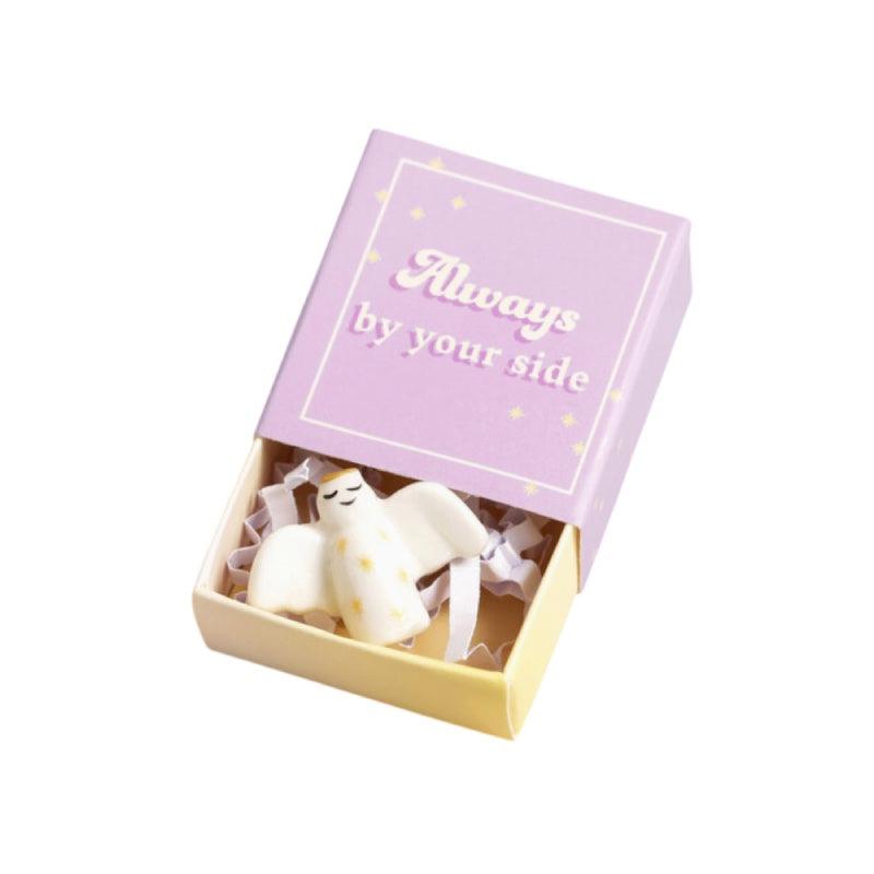 Tiny Matchbox Ceramic Token - Angel