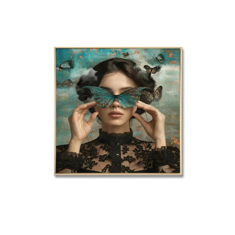 Brushed Belle Framed Print