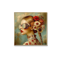 Brushed Clementine Framed Print