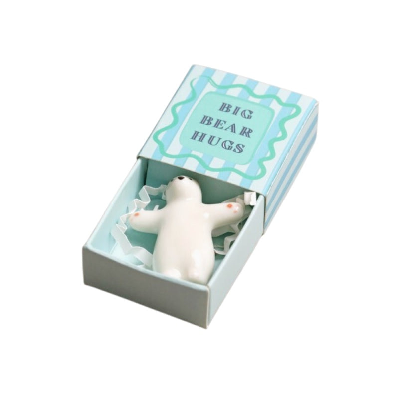 Tiny Matchbox Ceramic Token - Bear