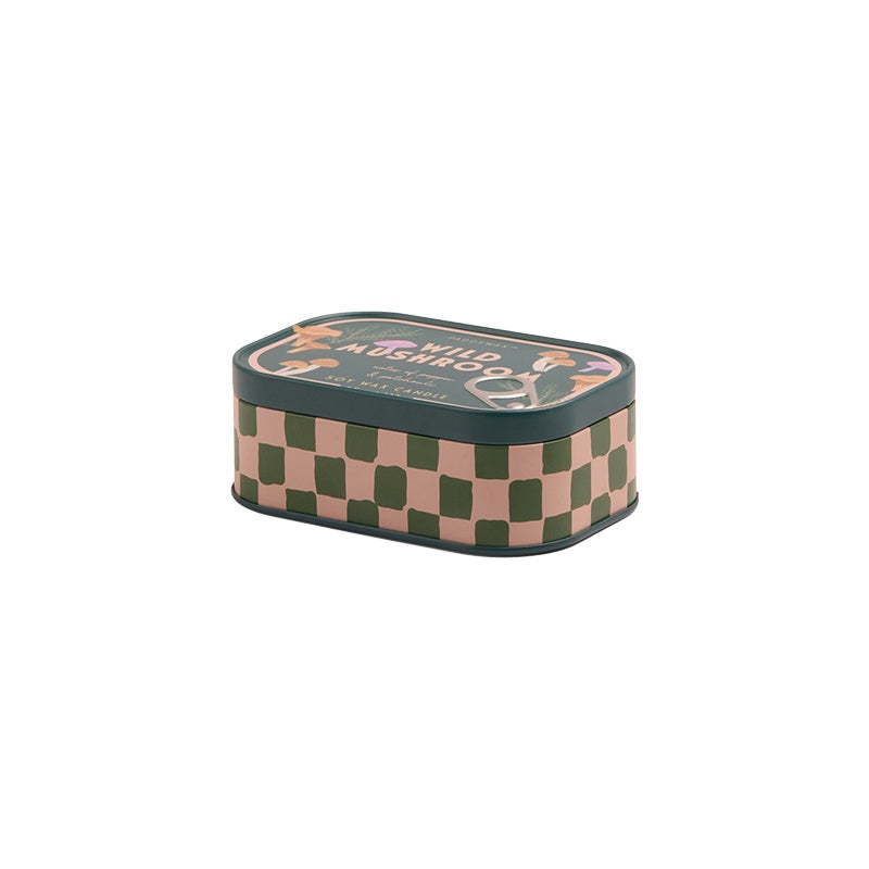 Wild Mushroom Tin Candle