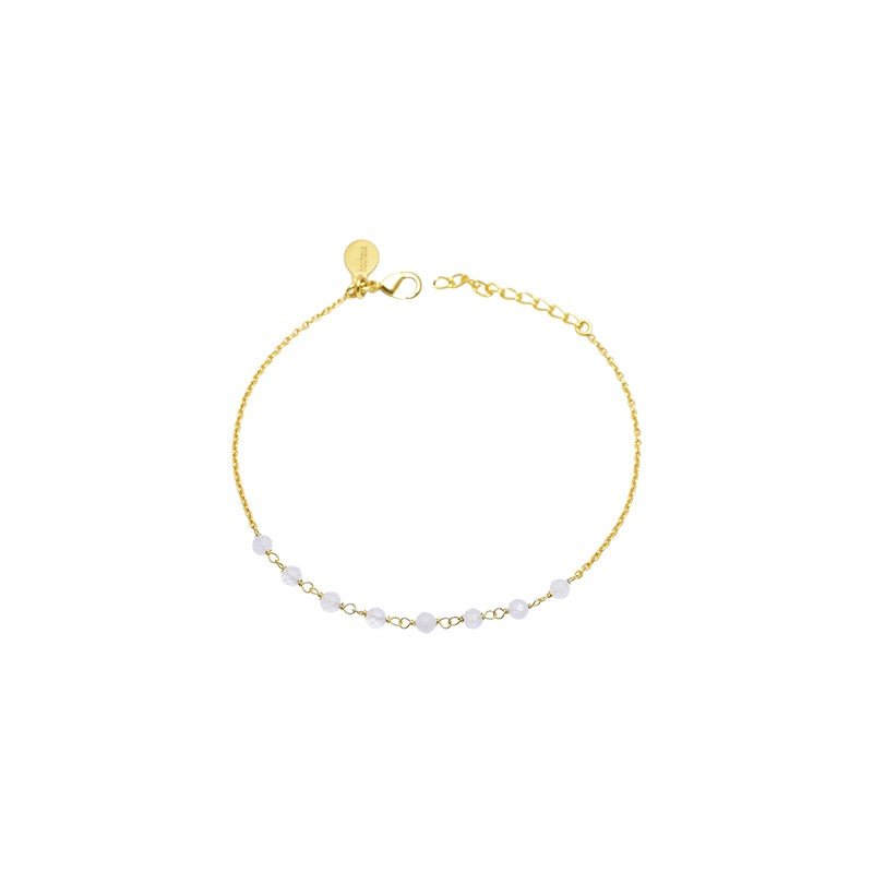 Allora Rainbow Moonstone Beaded Bracelet