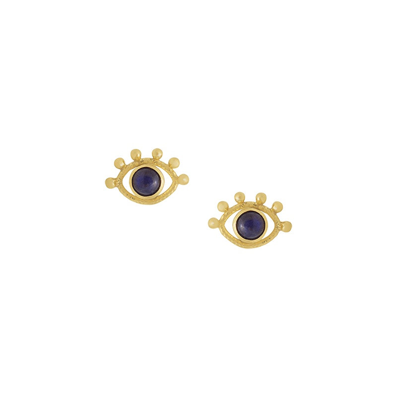 Allora Labradorite Eye Earrings