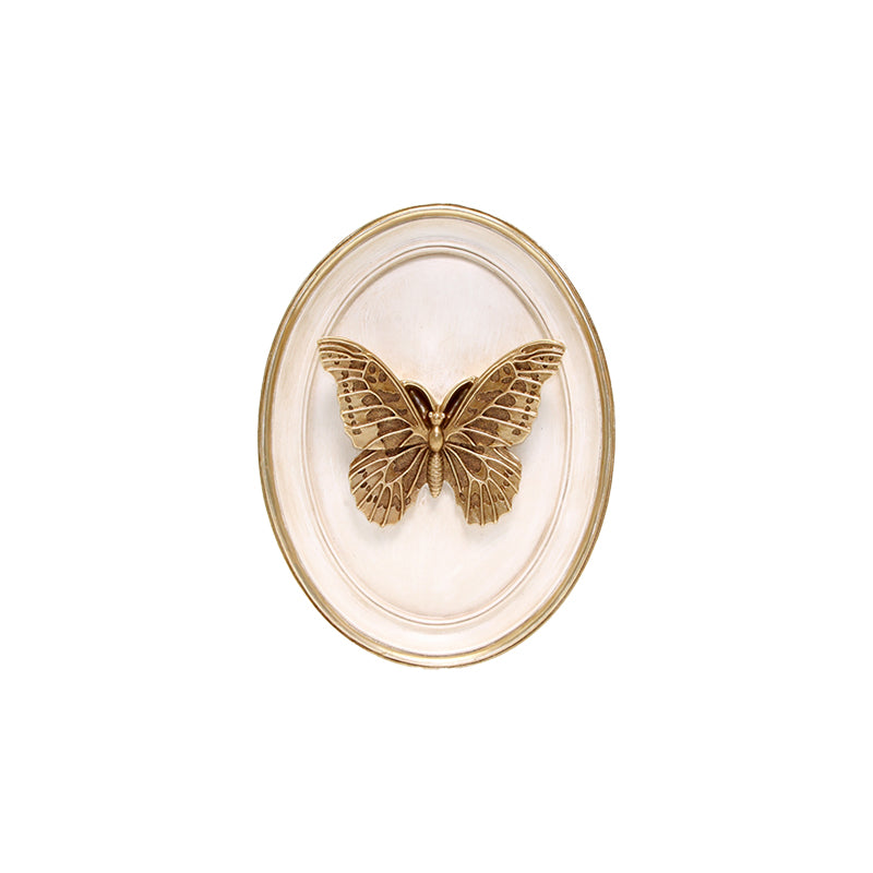 Ivory Insect Wall Plaque