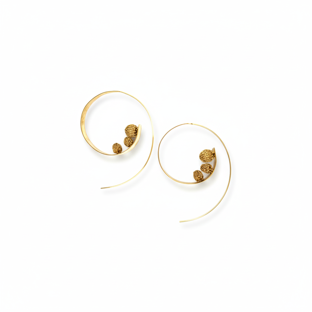 Milena Zu Curled Hoops