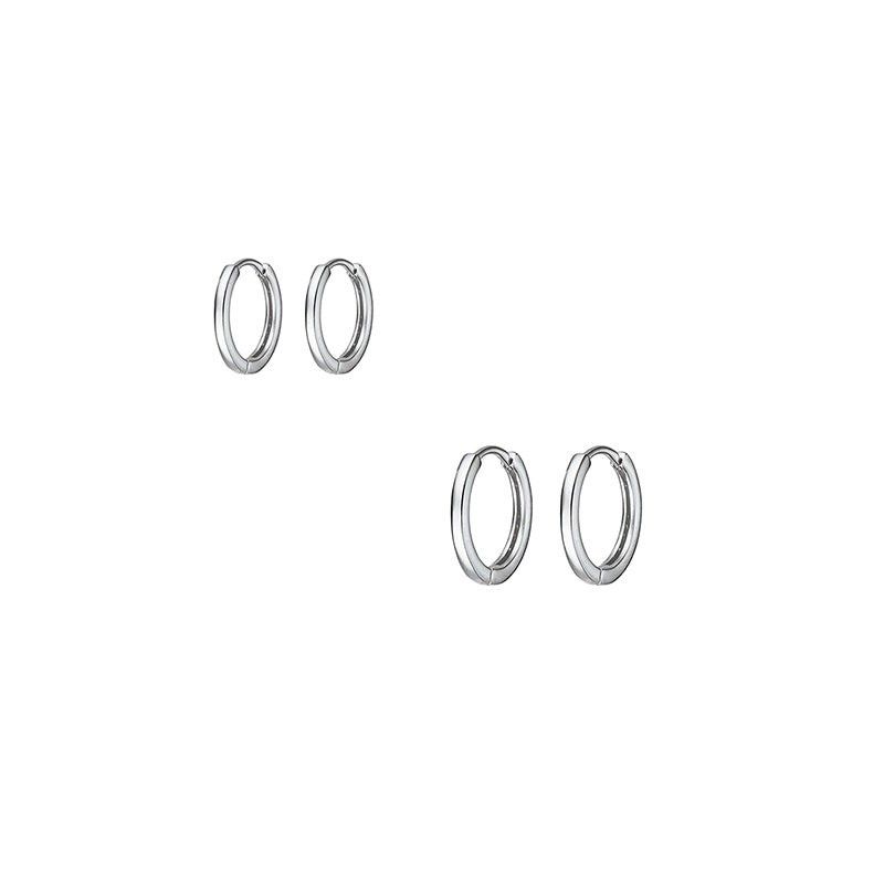 Sterling Silver Huggies