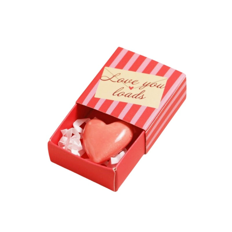 Tiny Matchbox Ceramic Token - Heart