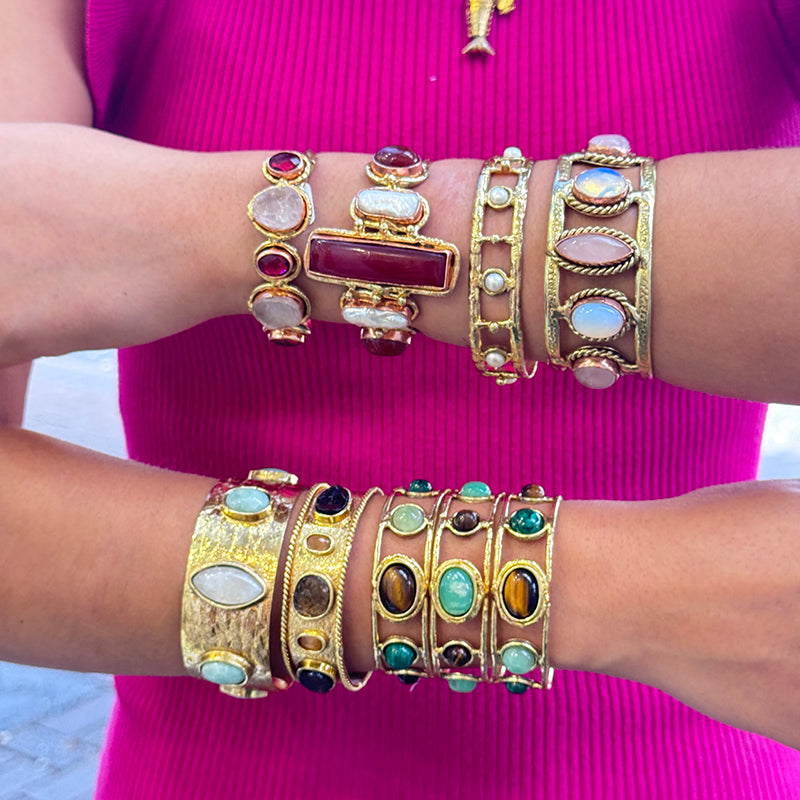 Amara Rose Stone Cuff