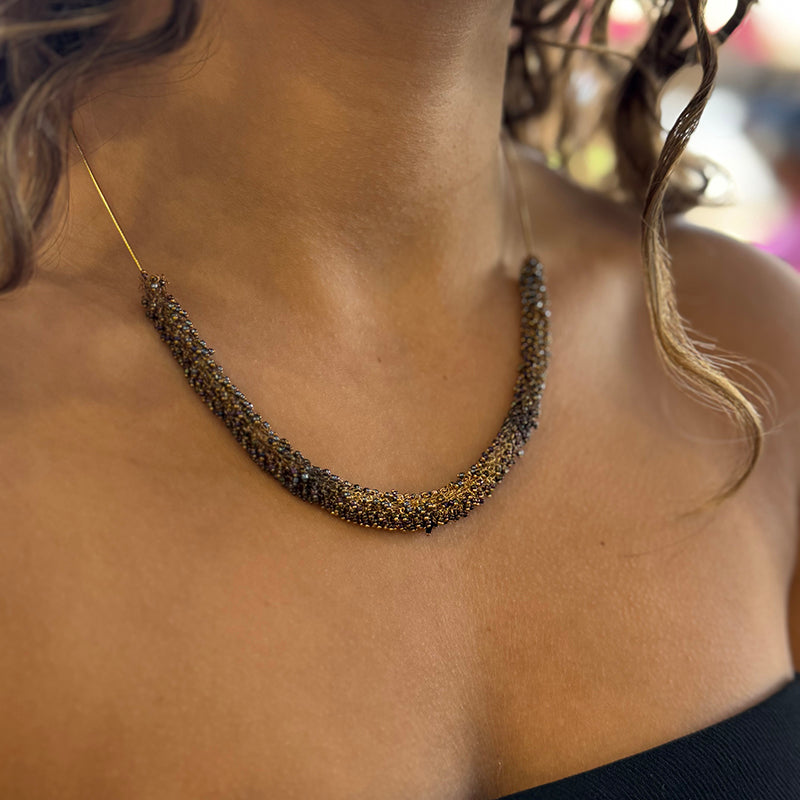 Milena Zu Swarovski Band Necklace