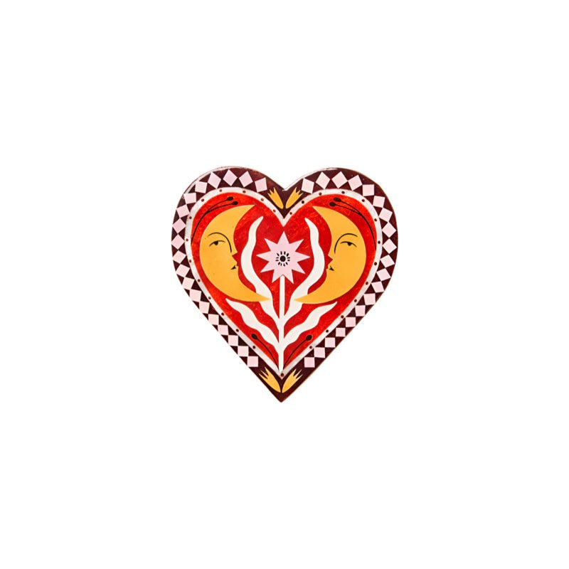 Pink Fable Moon Heart