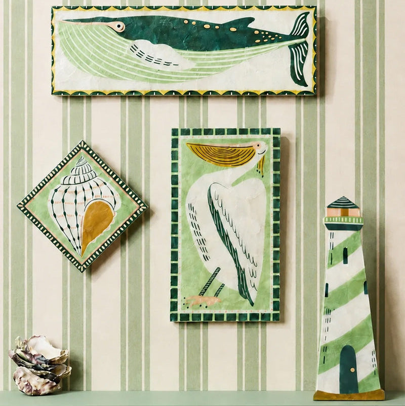 Mariner Whale Wall Art