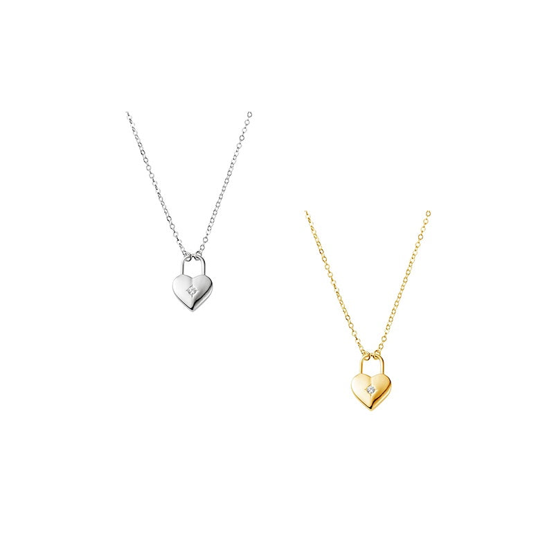 Heart Padlock Necklace