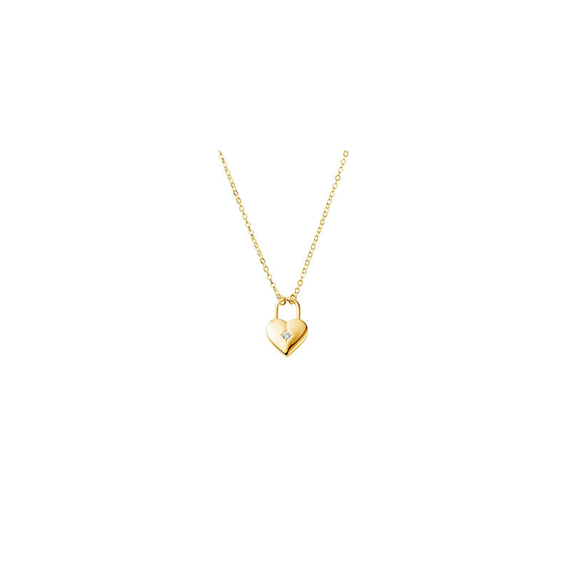 Heart Padlock Necklace