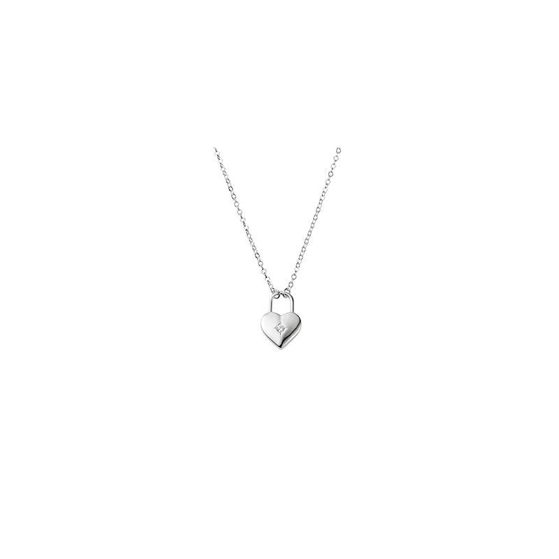 Heart Padlock Necklace