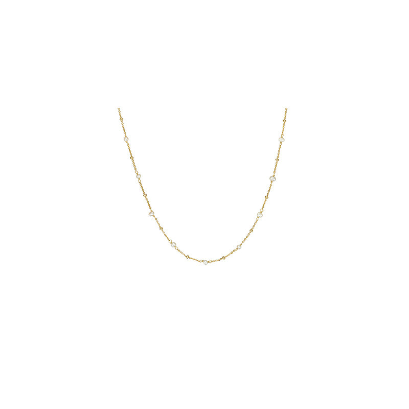 Multi Pearl Beaded Necklace