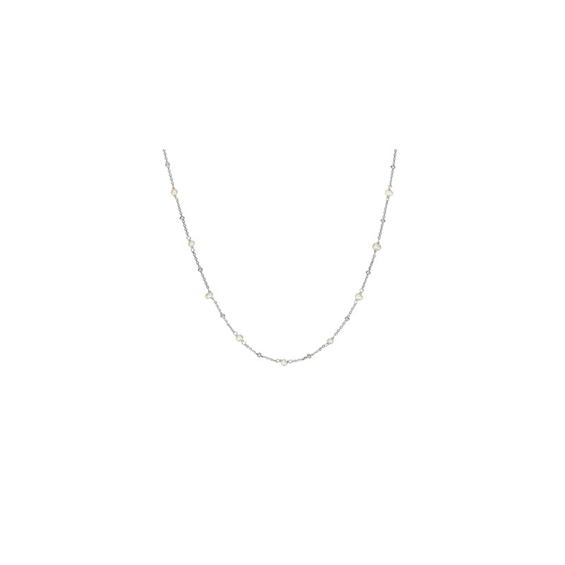 Multi Pearl Beaded Necklace