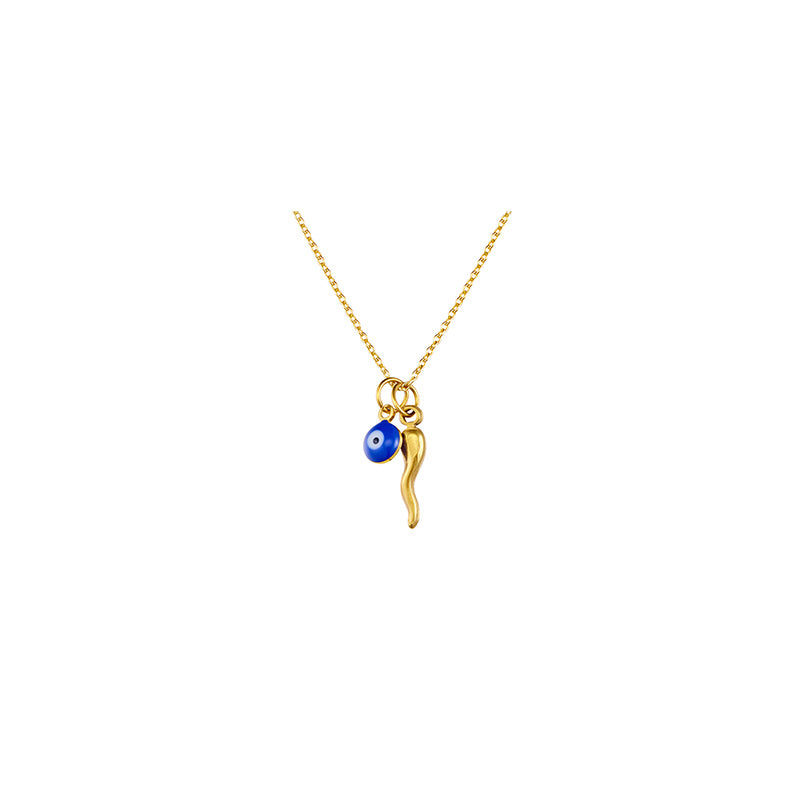 Chilli and Evil Eye Necklace