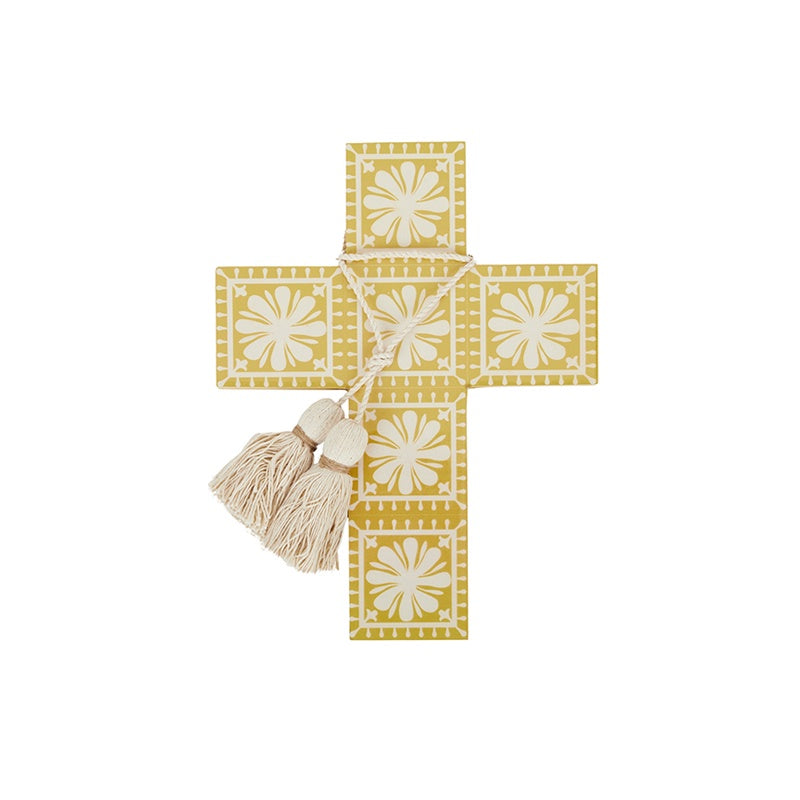 Honey Tile Enamel Cross