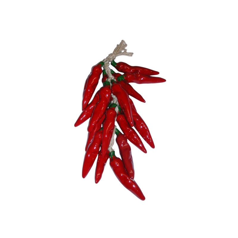Mexican Talavera Short Red Chilli Strand
