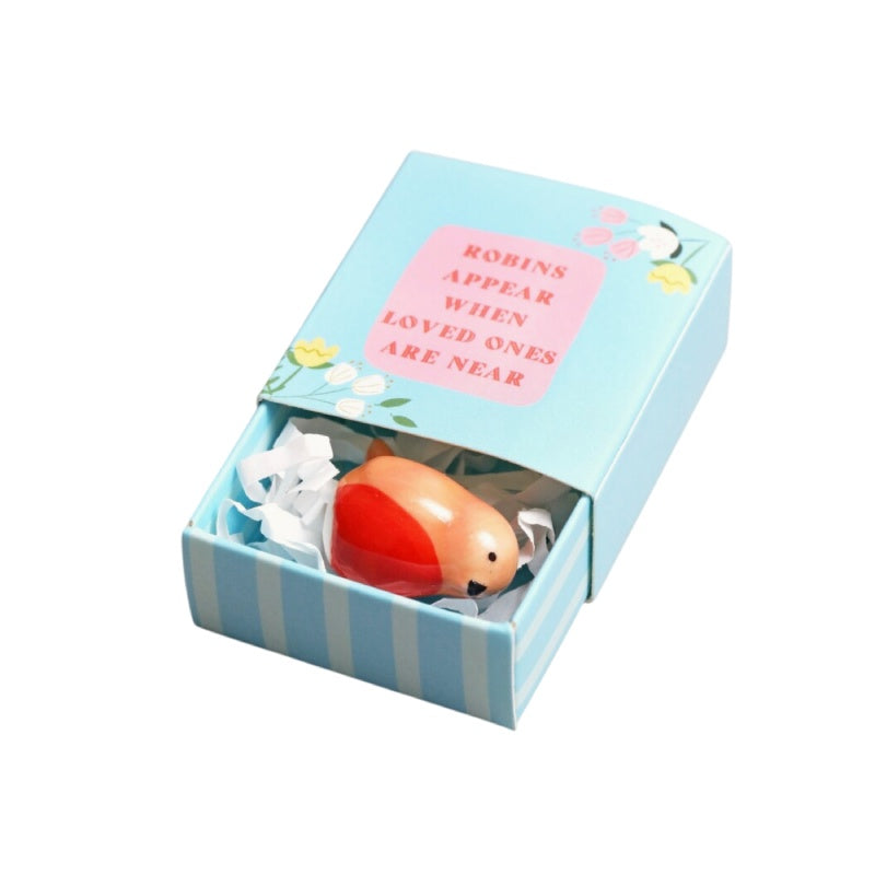 Tiny Matchbox Ceramic Token - Robin