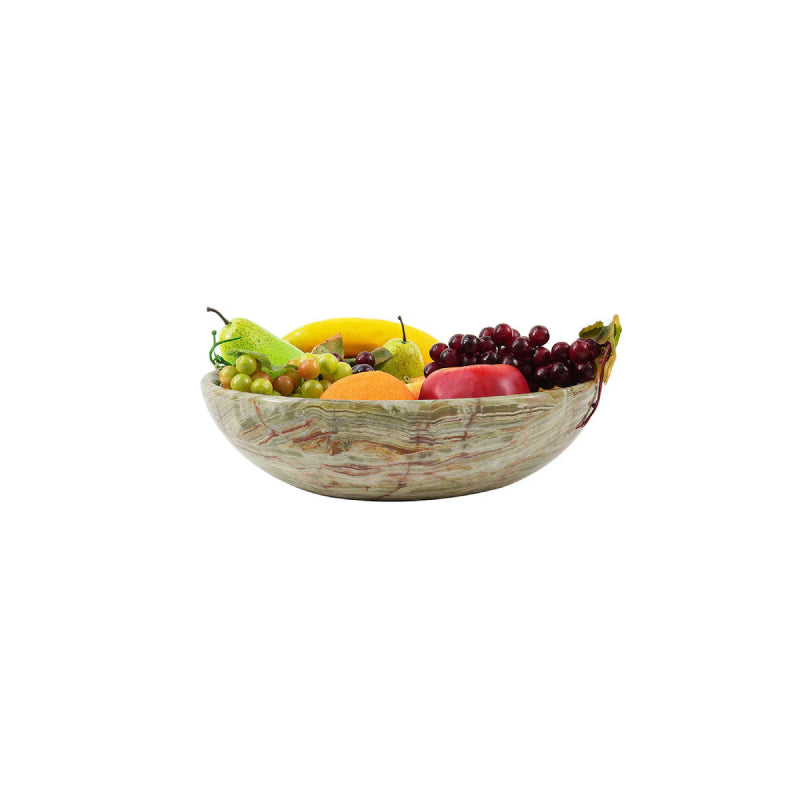 Marble Round Bowl-Green