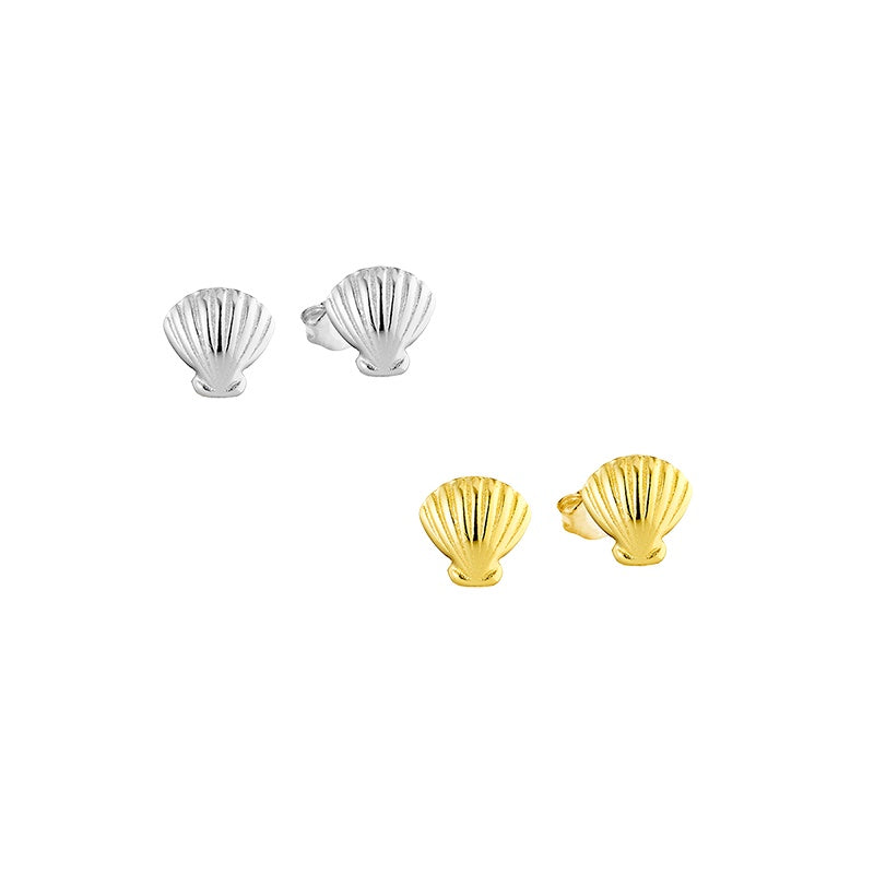 Seashell Studs