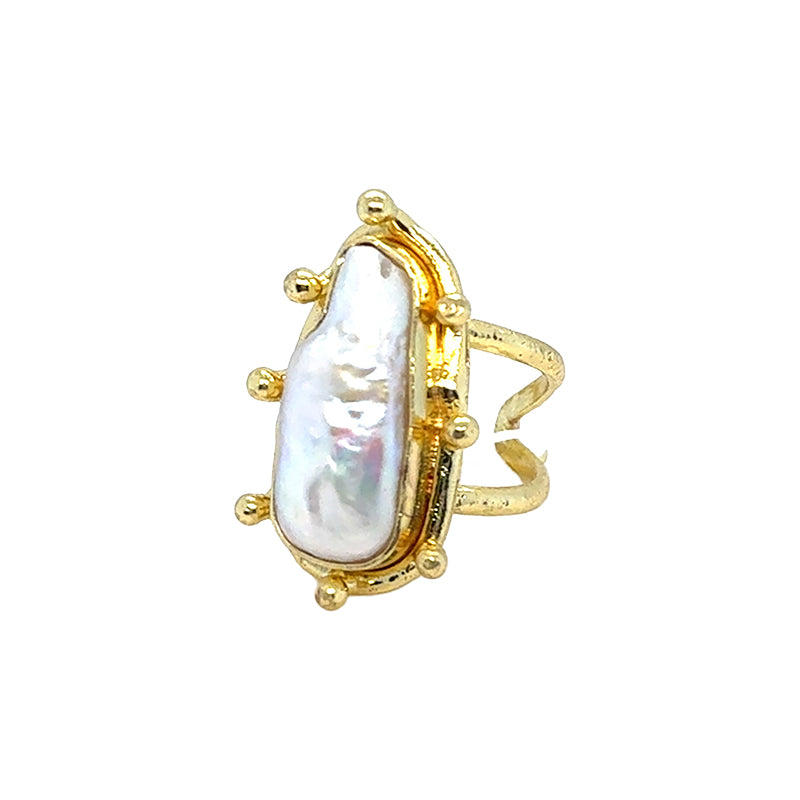 Amara Dotted Pearl Ring