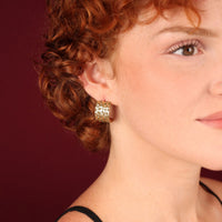 Carmen Animal Print Stud Hoops