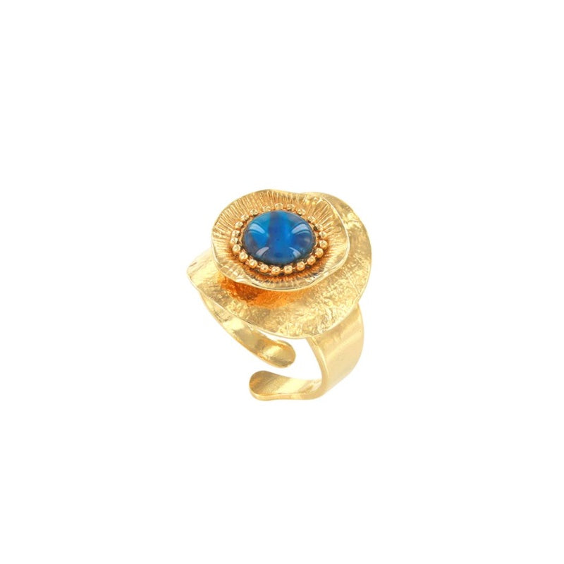 Abalone Zen Flower Ring