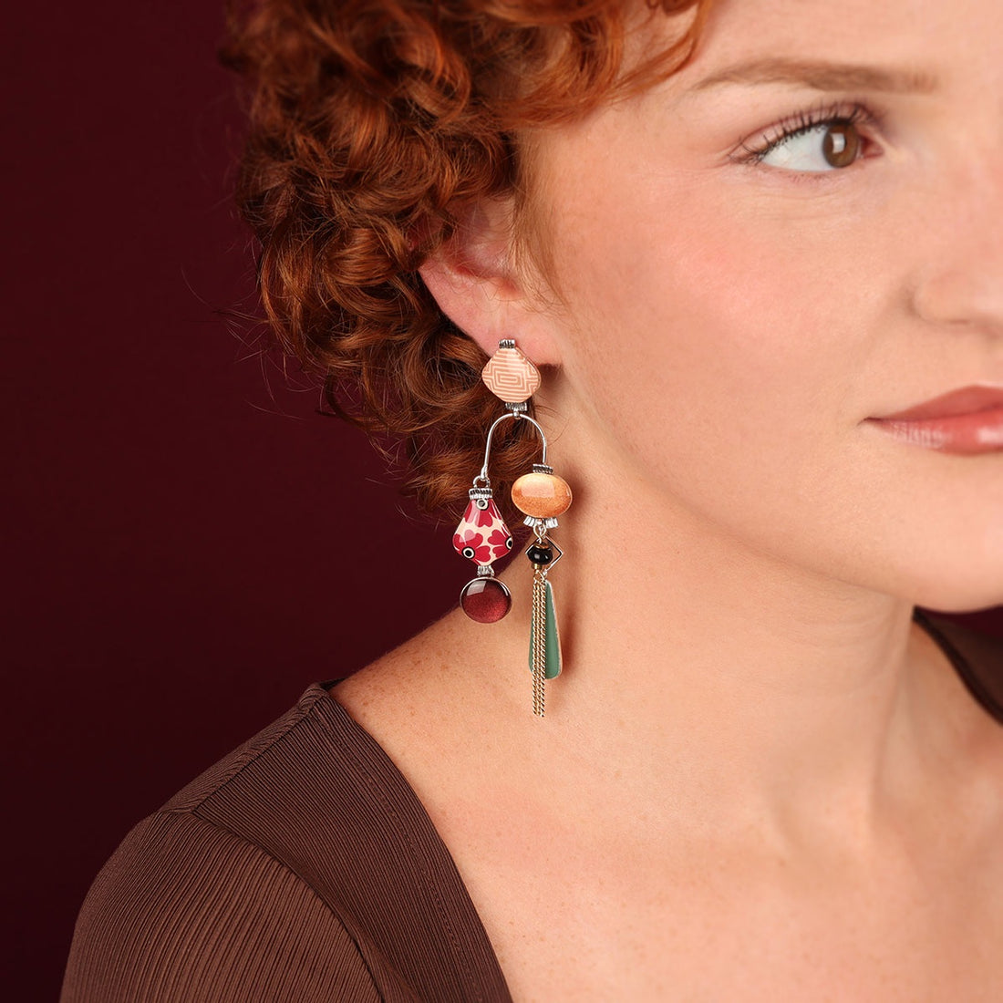 Etincelle Lantern Stud Earrings