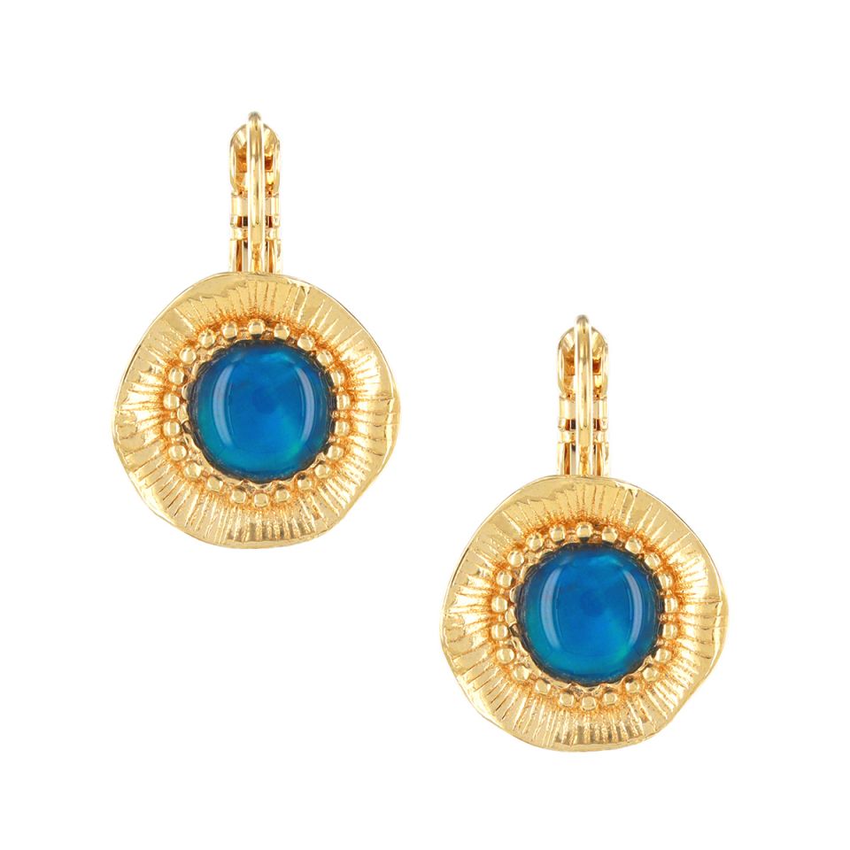 Zen Blu Bloom Earrings