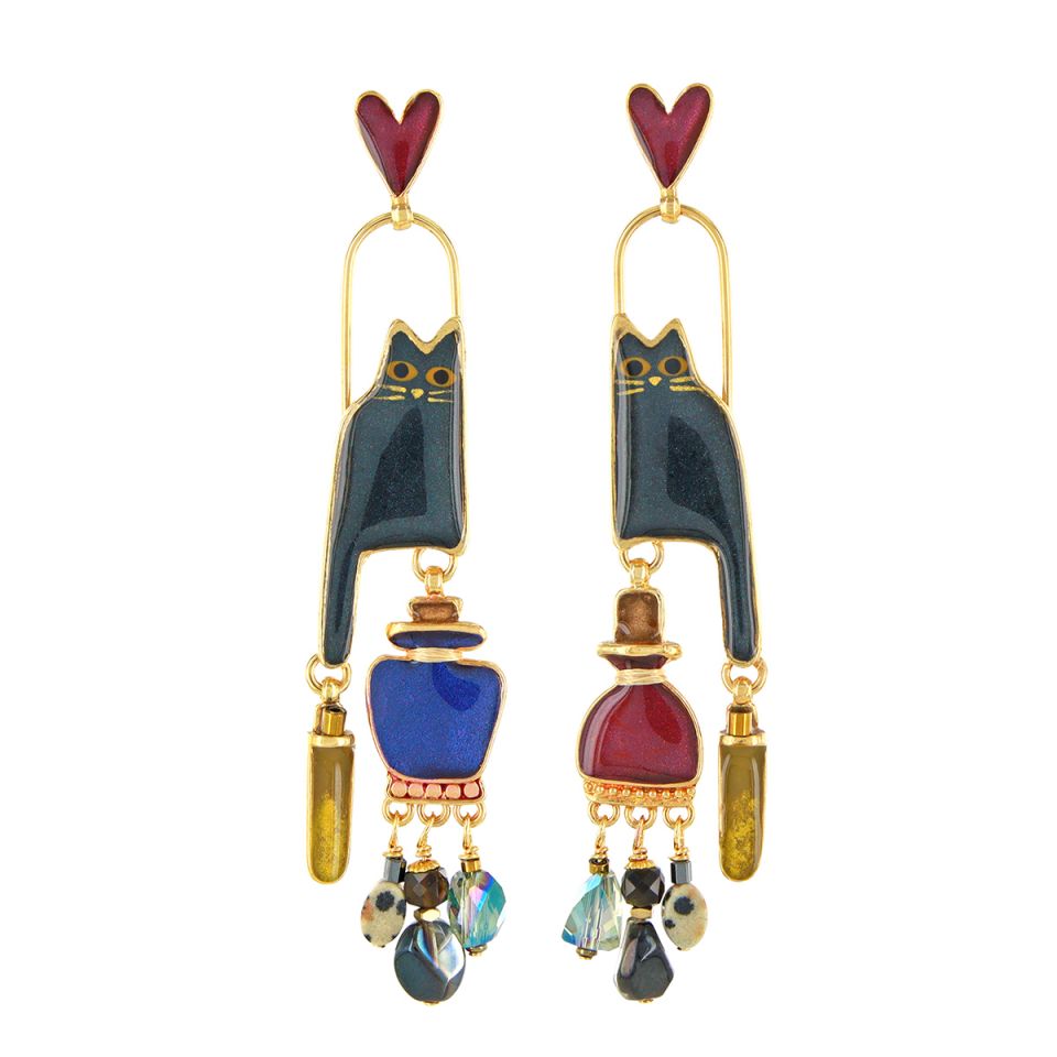 Magic Kitty Drop earrings