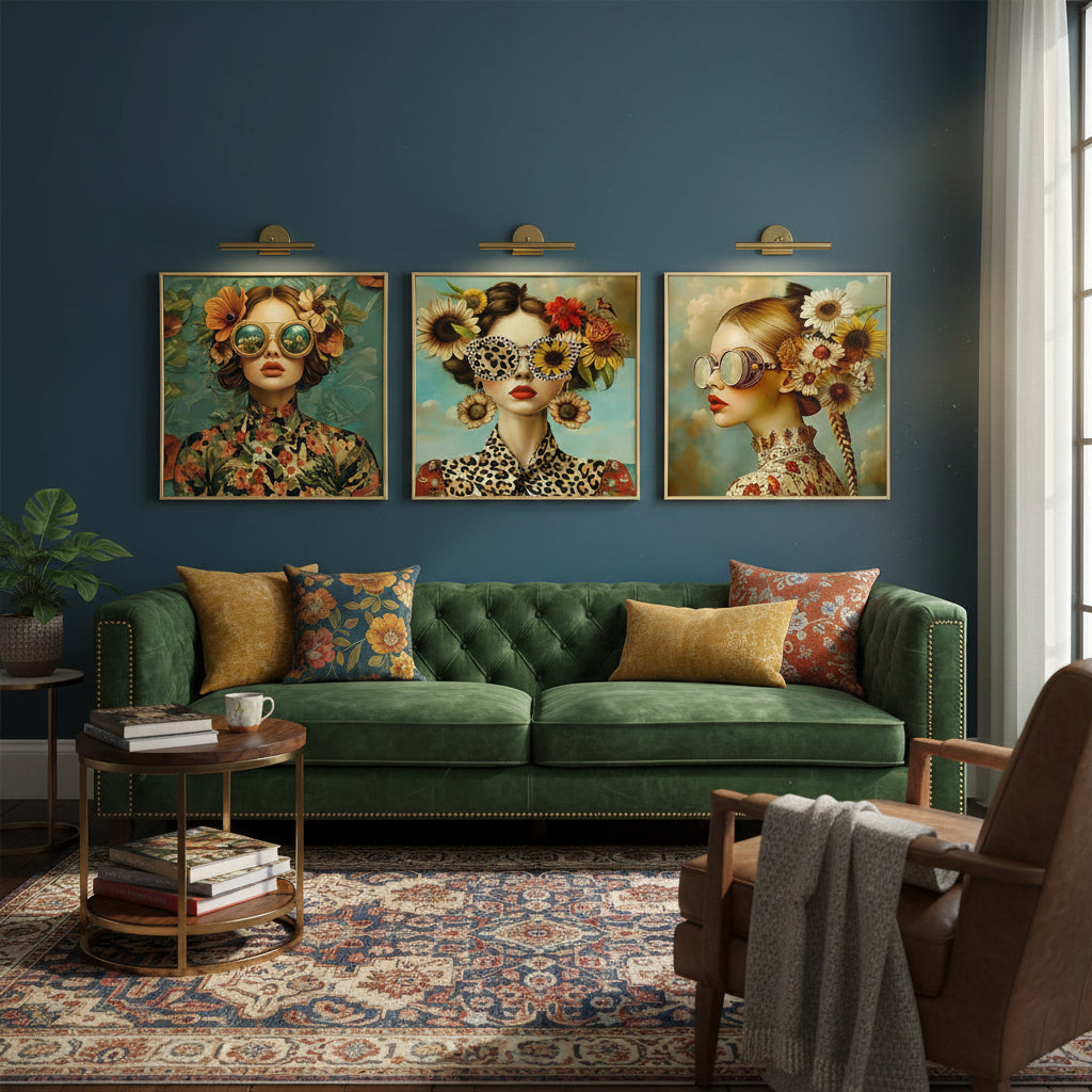 Brushed Belle Framed Print