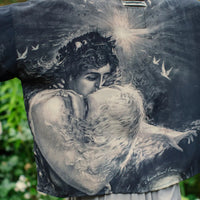 Love Conquers All Cropped Bamboo Kimono