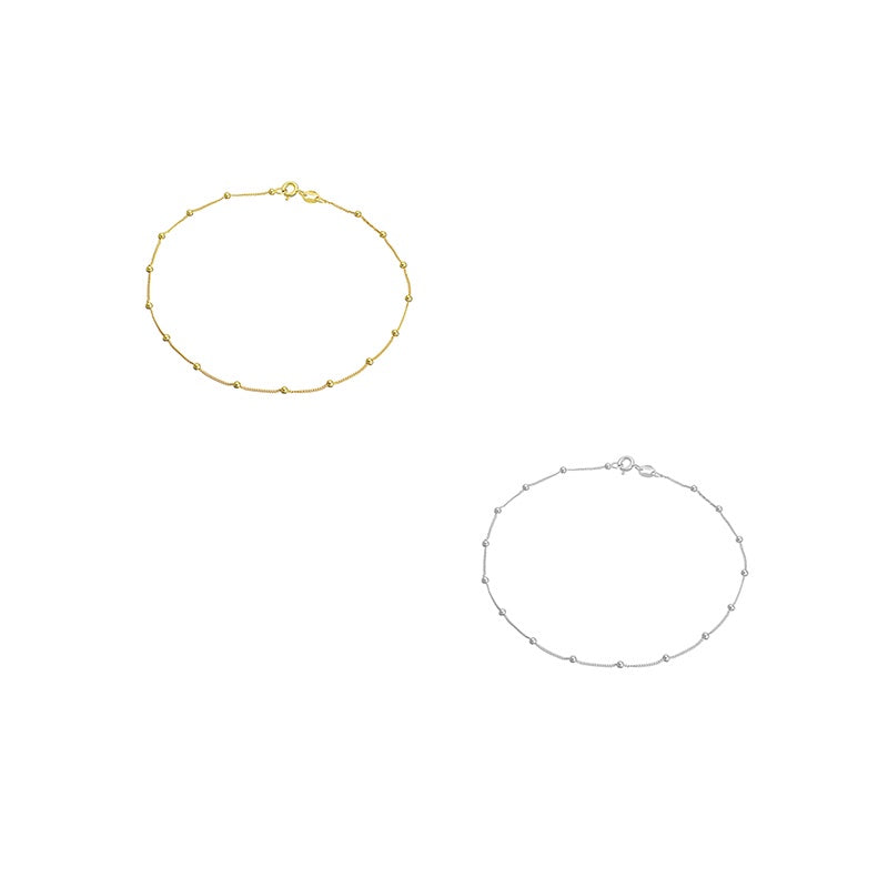 Fine Ball Chain Anklet